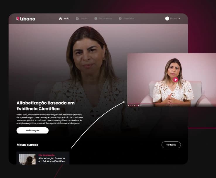 Demonstração do nosso portal.